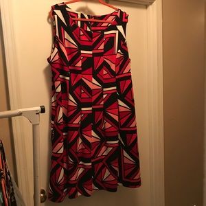 Worthington Woman Plus Size Geometric Dress